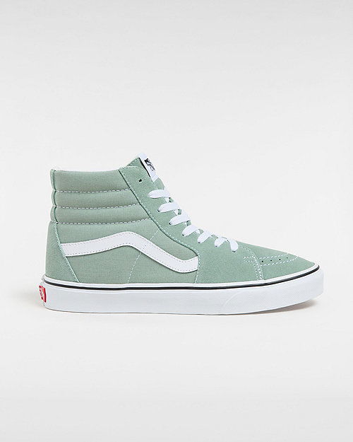 Skateboarding Vans Color Theory Sk8-hi Shoes (color Theory Iceberg Green) Unisex Green, Size 4 Šedá | VN000BW7CJL