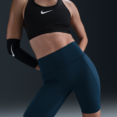 Šortky Nike Universa High-Waisted 8" Bike Shorts with Pockets Modrá | HQ6823-478, 3