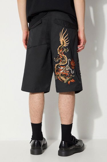 Šortky Maharishi Original Dragon Loose Snoshorts Čierna | 5070.BLACK, 2