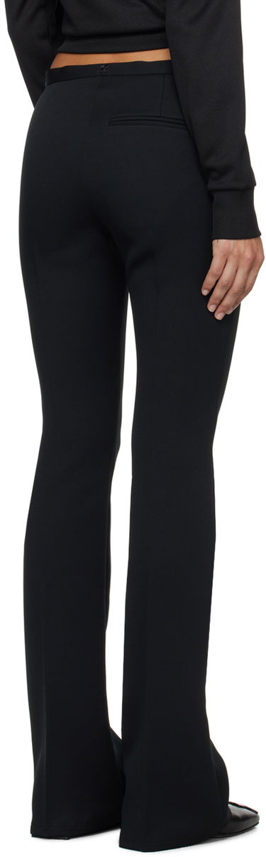 Nohavice Courrèges Courrèges Tailored Flare Trousers Čierna | 124CPA184PL0007, 2