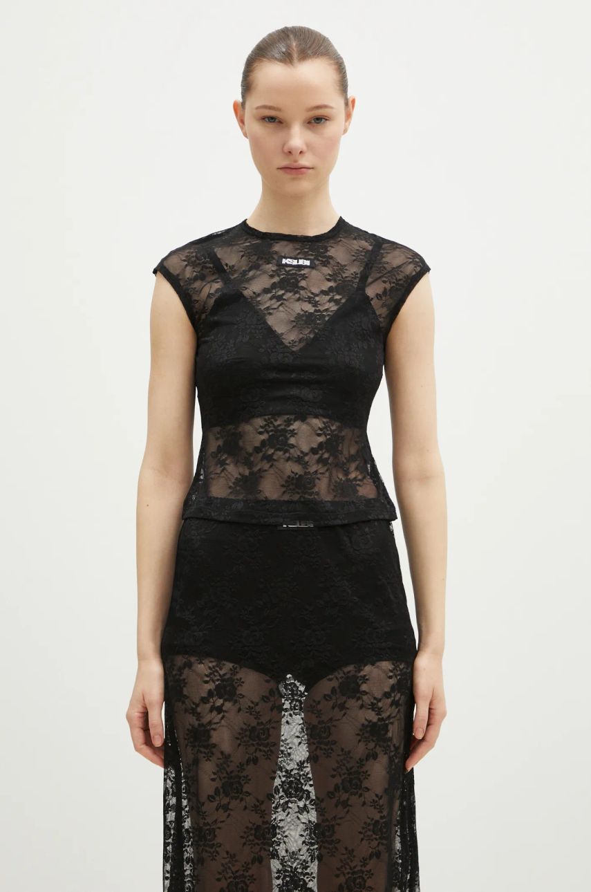Sukňa Ksubi KSUBI Slim Lace Top Čierna | WPS25FT003, 0