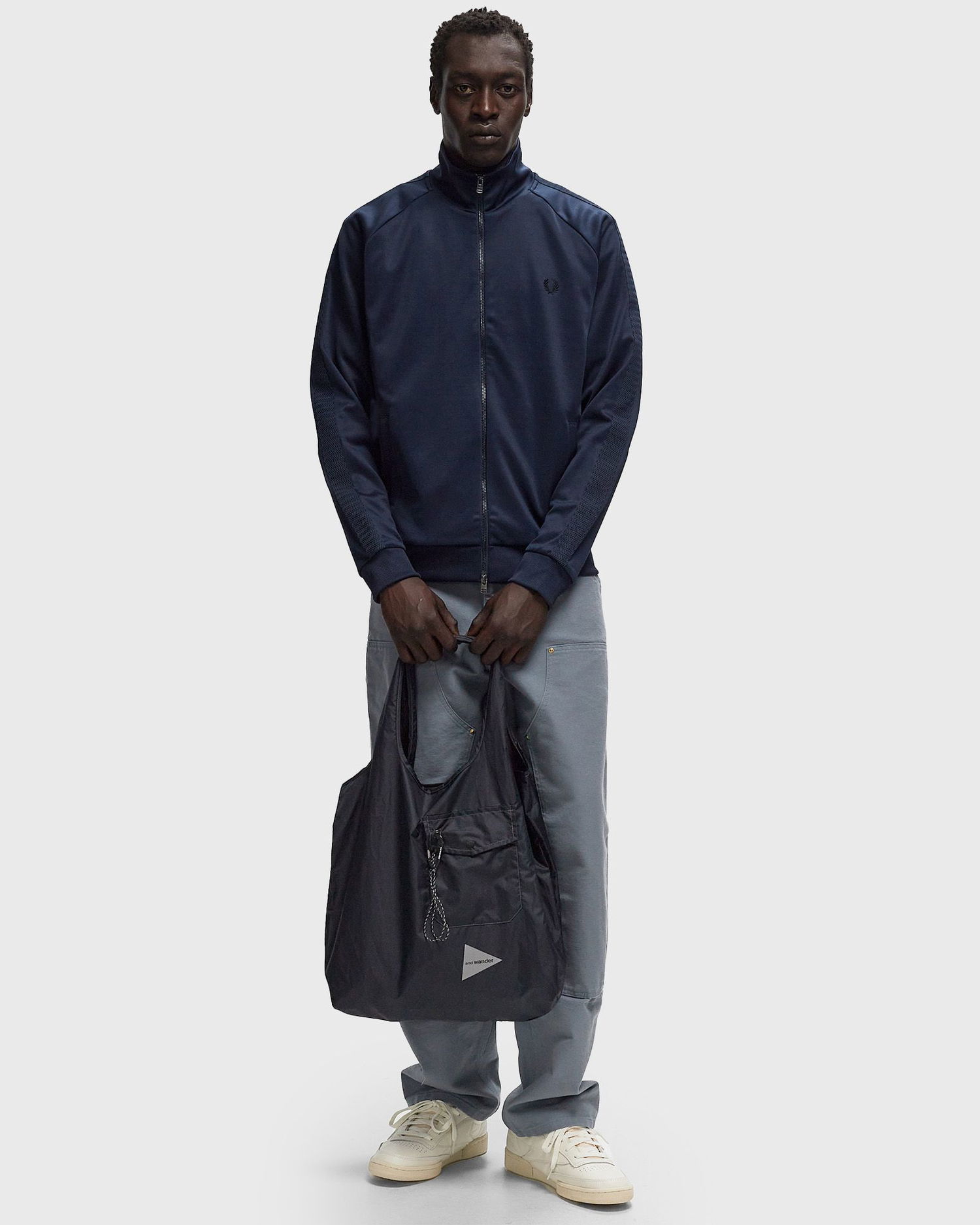 Mikina Fred Perry Tape Detail Track Jacket Navy | J8571-395, 1