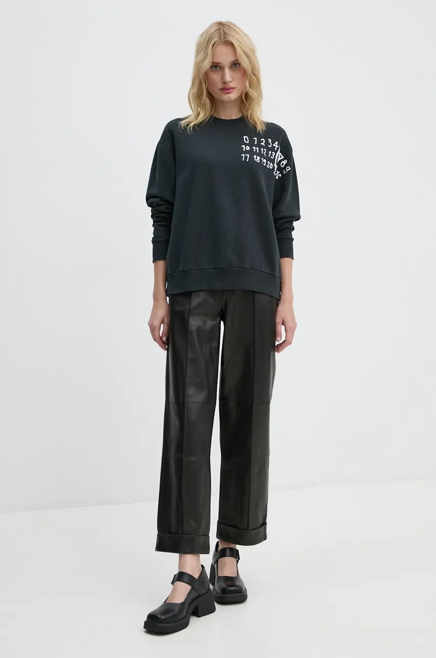 Mikina Maison Margiela Sweatshirt Printed Čierna | S62GU0132.M25004, 1