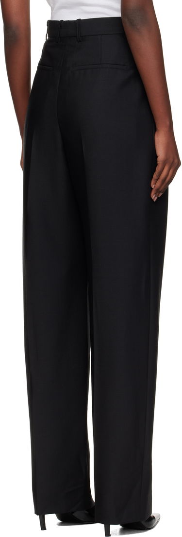 Nohavice WARDROBE.NYC WARDROBE.NYC Mid Rise Trousers Čierna | W2227R20WE, 2