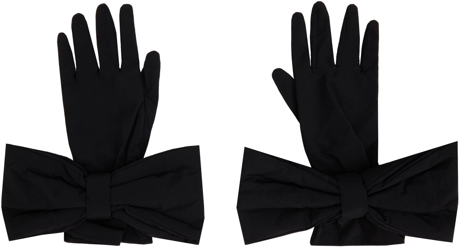 Rukavice SHUSHU/TONG SHUSHU/TONG Bow Gloves Čierna | AW21AC07 PTA031, 0