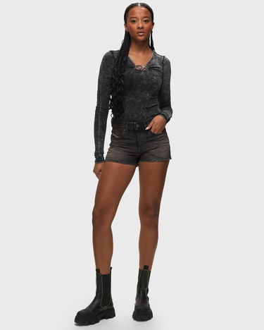 Šortky Diesel De-Yuba Denim Shorts Šedá | A12764 0DQAH, 1