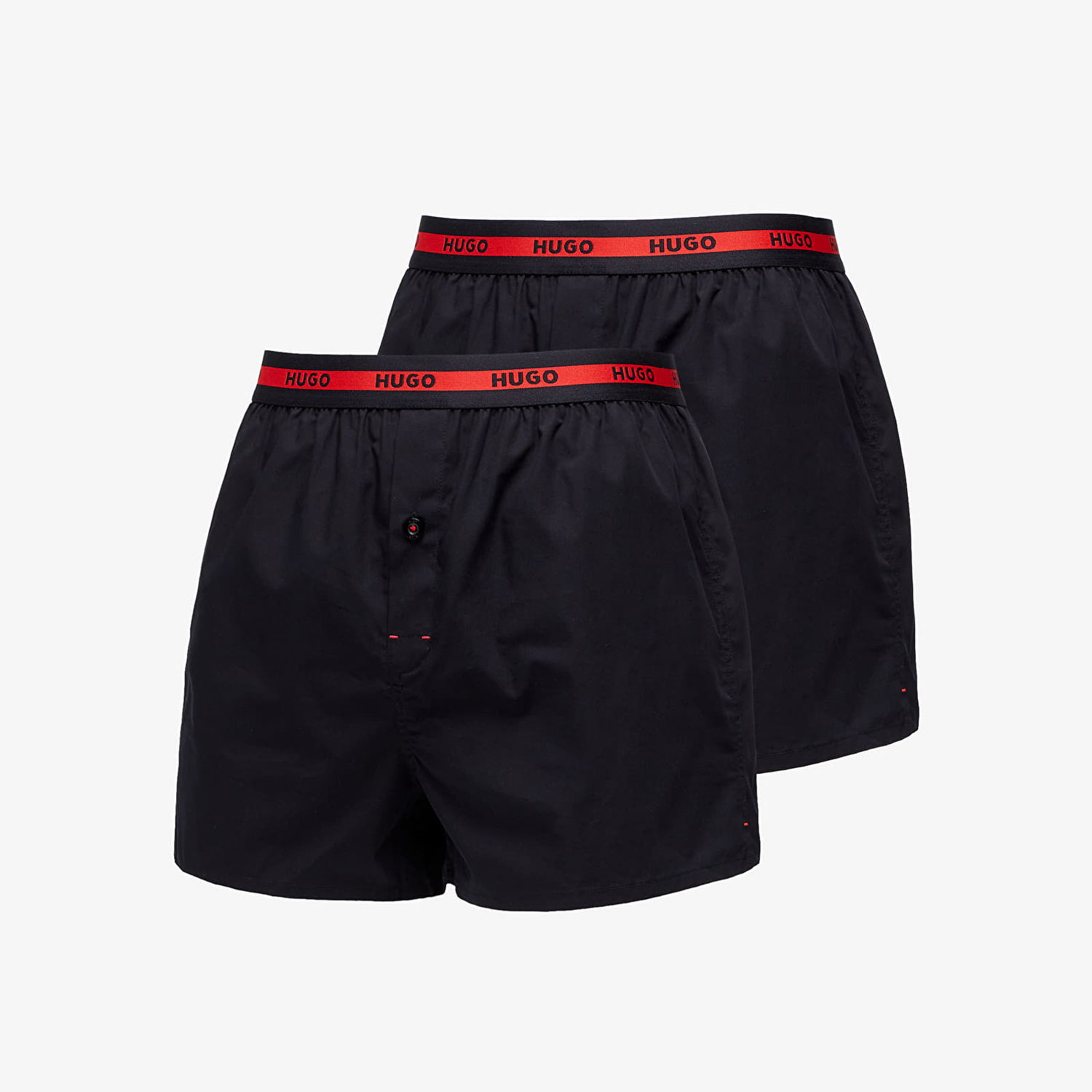 Boxerky BOSS Woven Boxer Shorts 2 Pack Black Čierna | 50493950-001, 0