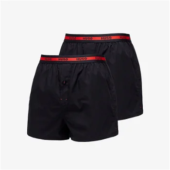 BOSS Woven Boxer Shorts 2 Pack Black 50493950-001