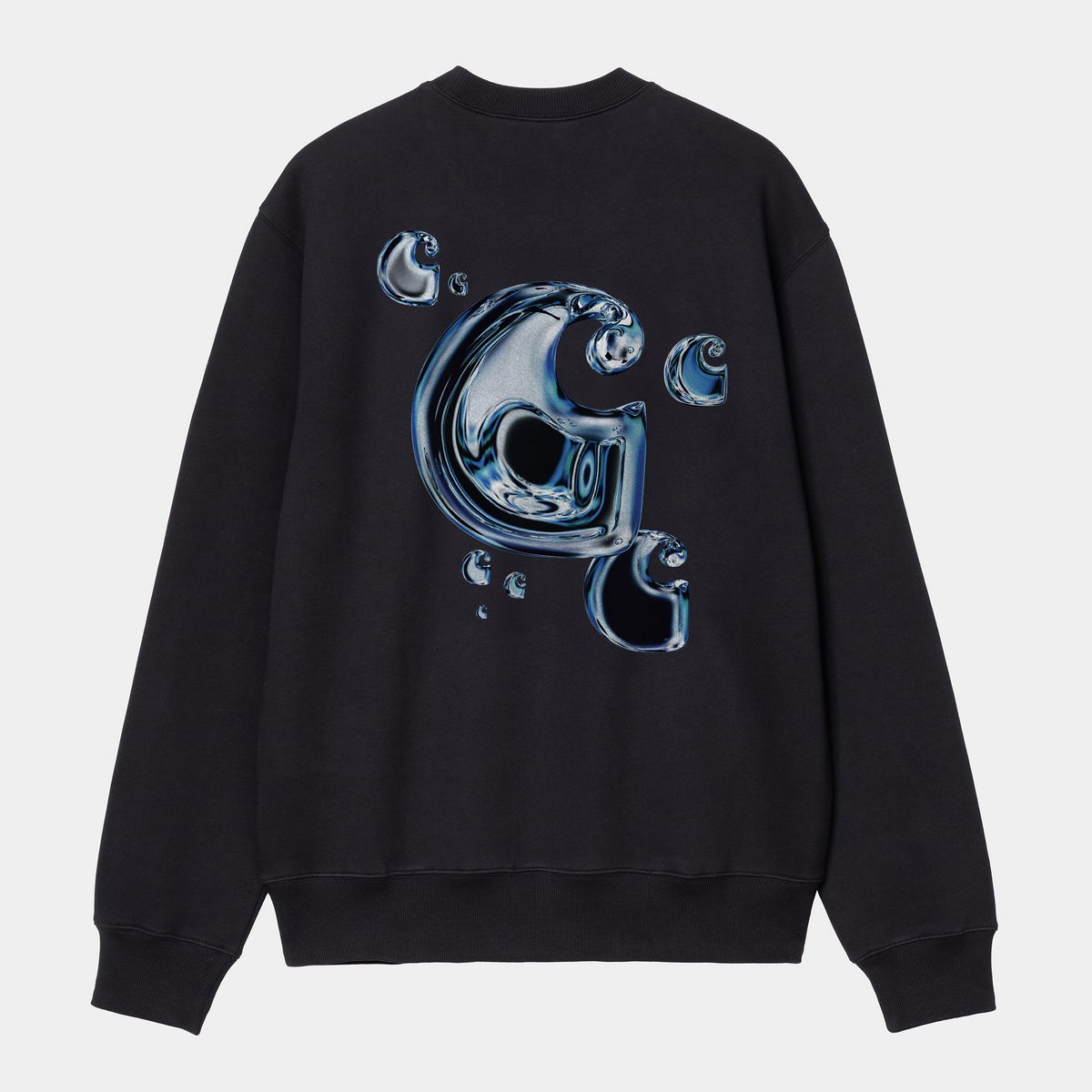 Mikina Carhartt WIP Solar Chrome Sweatshirt Čierna | I035189_6, 1