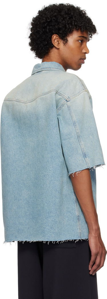 Košeľa Maison Margiela MM6 Maison Margiela Short Sleeve Denim Shirt Modrá | SH0DR0006 M30019, 2