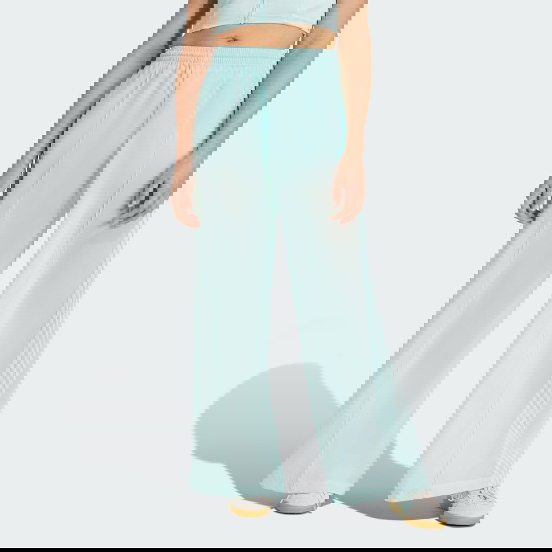 Nohavice adidas Performance Adicolor Sheer Wide Leg Pants Tyrkysová | JN6126, 0
