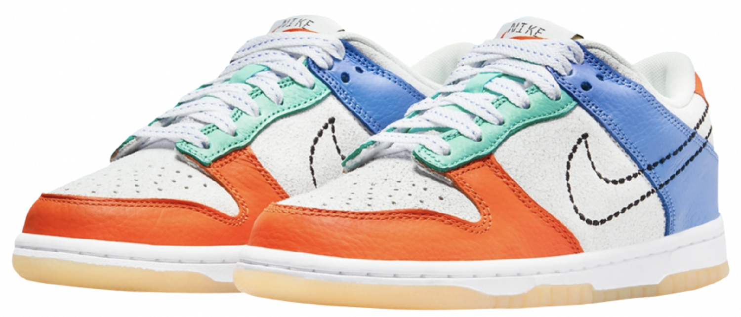 Tenisky a topánky Nike Dunk Low GS "Nike 101" Rôznofarebný | DX3363-100, 1