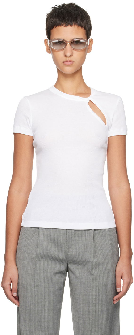 Helmut Lang Asymmetrical Slash T-Shirt