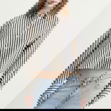 Košeľa Anine Bing Anine Bing Essie Cropped Striped Shirt Rôznofarebný | A-07-12065-STR13, 2