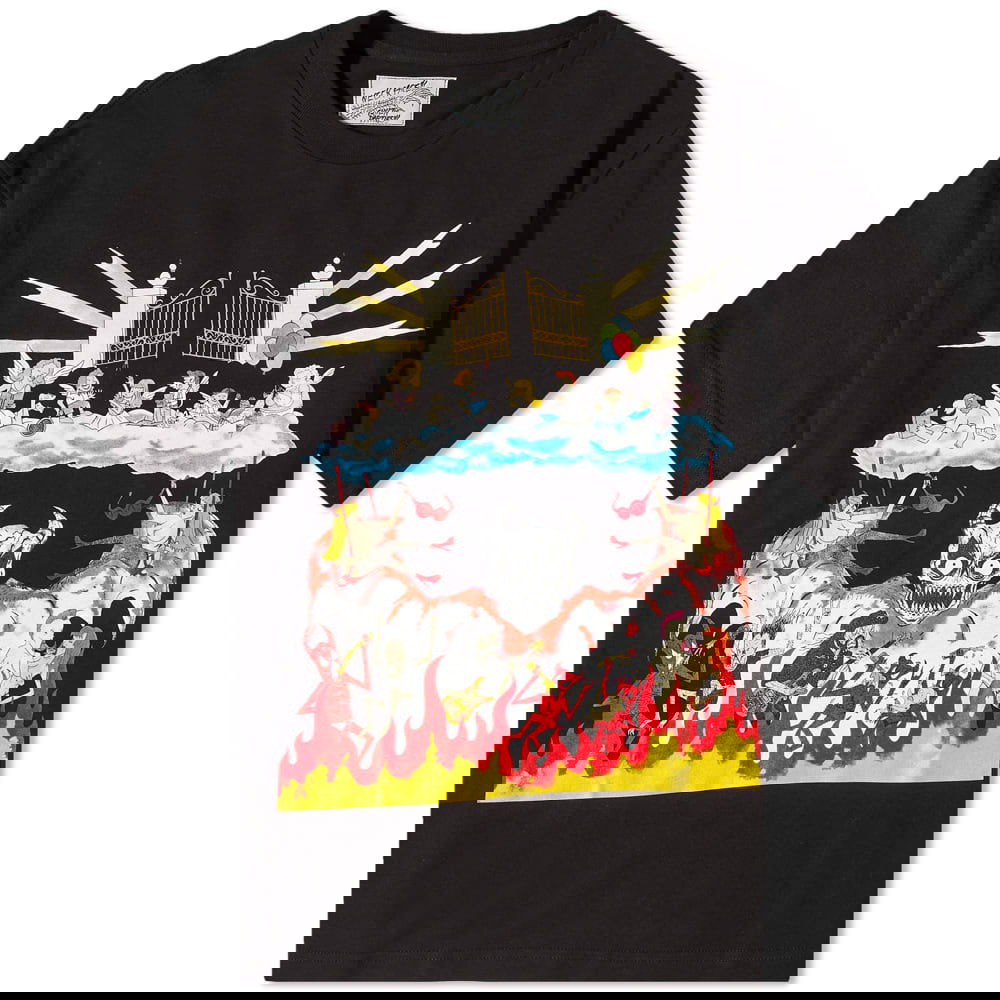 Tričko WACKO MARIA Neck Face Anniversary Tee Čierna | NECKFACE-WM-TEE24-B, 0