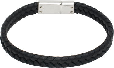 Náramok Paul Smith Paul Smith Braided Leather Bracelet Čierna | M1A-BRAC-MTWO-79-0, 4