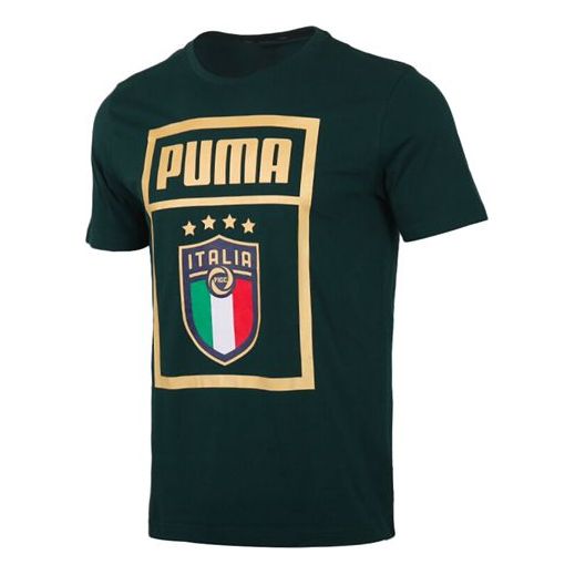 Tričko Puma Puma Italia Tee Zelené | 757504-18