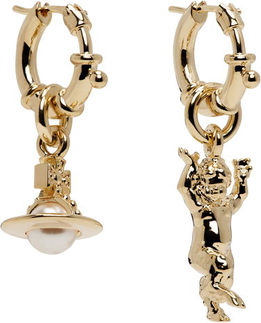Náušnice Vivienne Westwood Anglo Pearl Earrings Metalická | 62020165-02R107-, 1