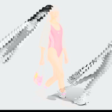 Plavky adidas Originals Adicolor 3-Stripes Swimsuit Ružová | IT8628, 3
