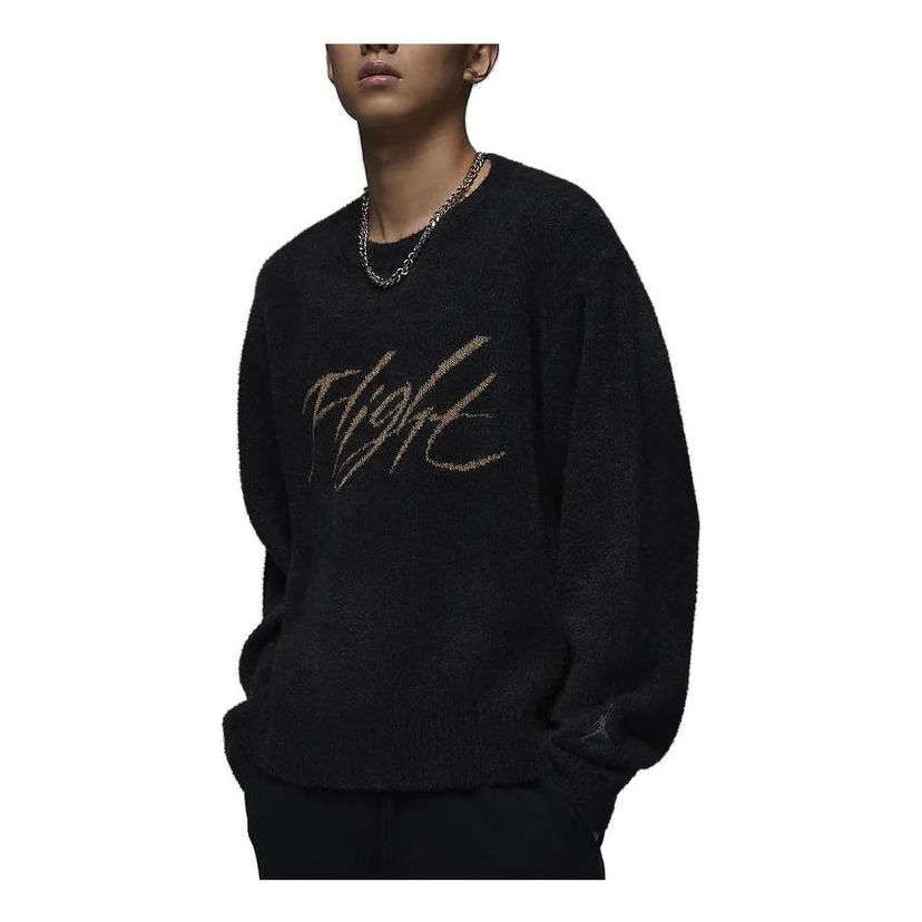 Sveter Jordan Flight Heritage Crop Sweater Čierna | FD7390-045