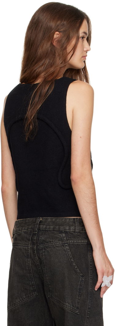 Tielko Eckhaus Latta Eckhaus Latta Pallas Tank Top Čierna | 1405-EL-PF25-D -, 2