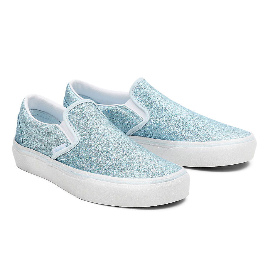 Tenisky a topánky Vans Glitter Classic Slip-on Modrá | VN000XG8B07, 0