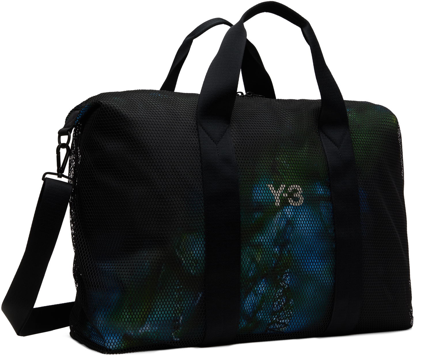 Cestovná taška Y-3 Y-3 Mesh Weekender Duffle Bag Čierna | JD2884, 1