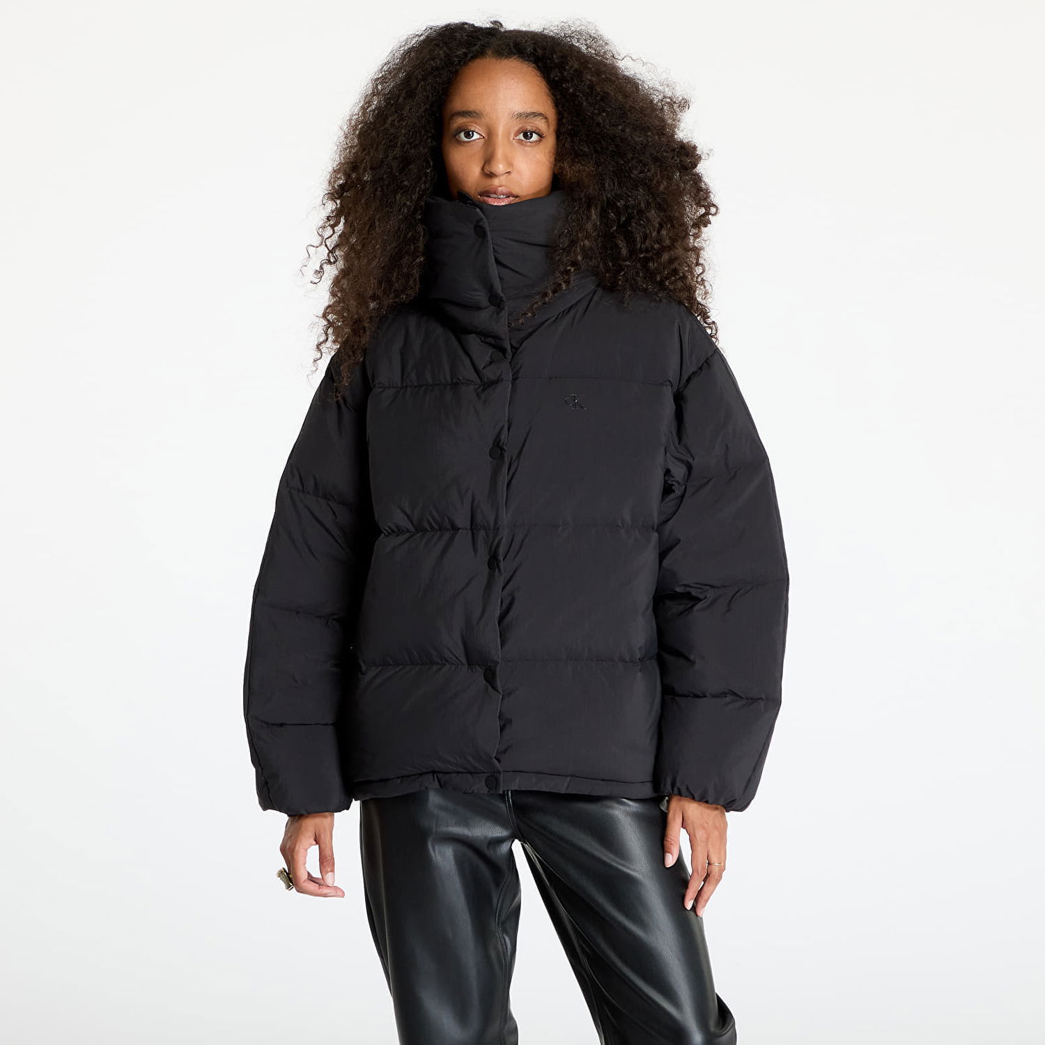 Prešívaná bunda CALVIN KLEIN Relaxed Puffer Jacket Black Čierna | J20J224922 BEH, 0