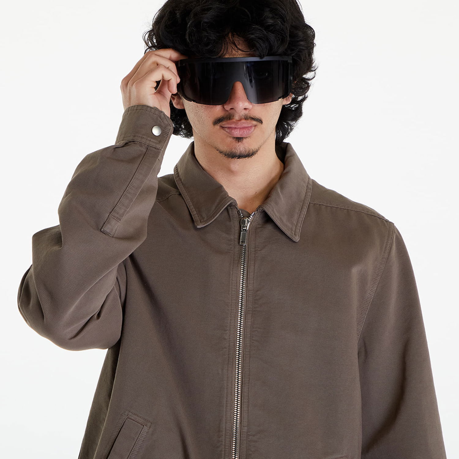 Bunda Rick Owens DRKSHDW Zipfront Jacket Dust Hnedá | DU01D1783 CB 34, 1