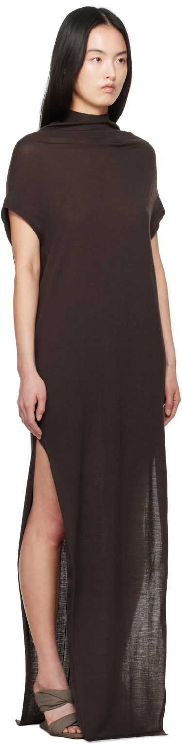 Šaty Rick Owens Rick Owens Hollywood SL Crater Maxi Dress Hnedá | RP01E7602 M, 1