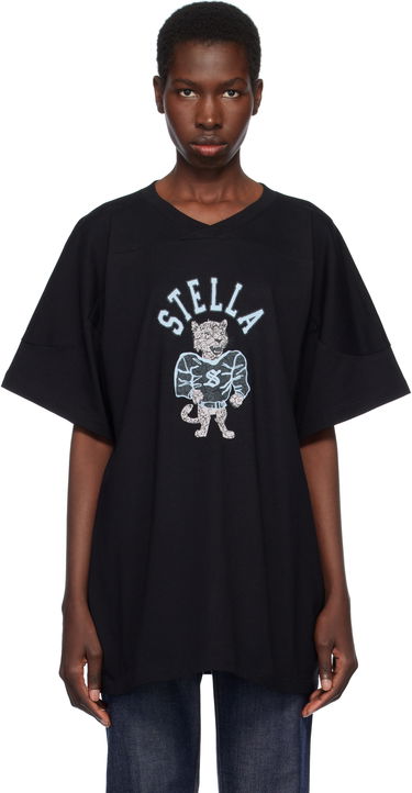 Tričko Stella McCartney Stella McCartney Leopard Mascot T-Shirt Čierna | 6J04103SQA05, 0