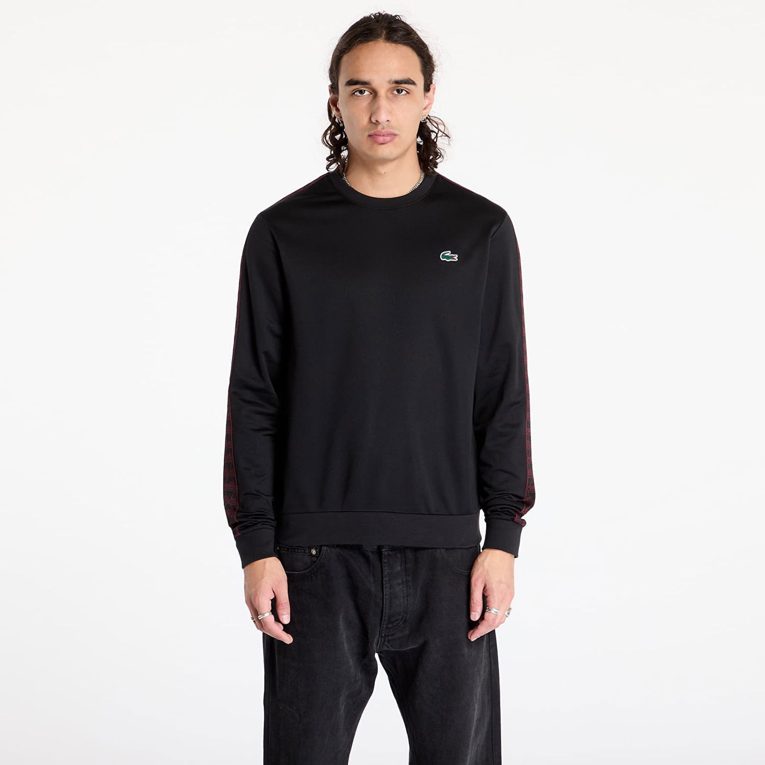 Mikina Lacoste Sweatshirt Sweatshirts Black L Čierna | SH2645 031, 0