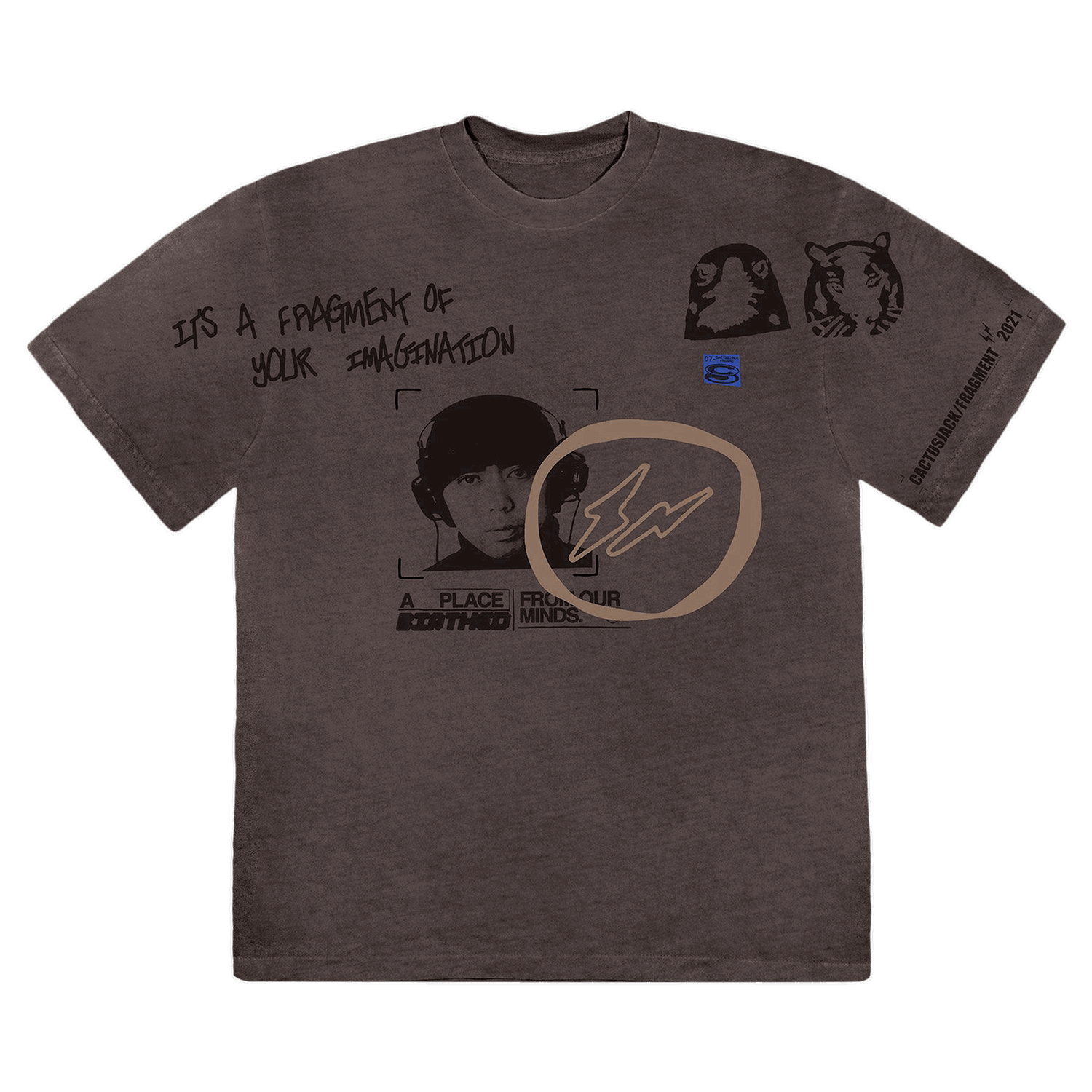 Tričko Cactus Jack by Travis Scott Fragment x Hiroshi Tee Šedá | CJFR SS03 GREY, 0