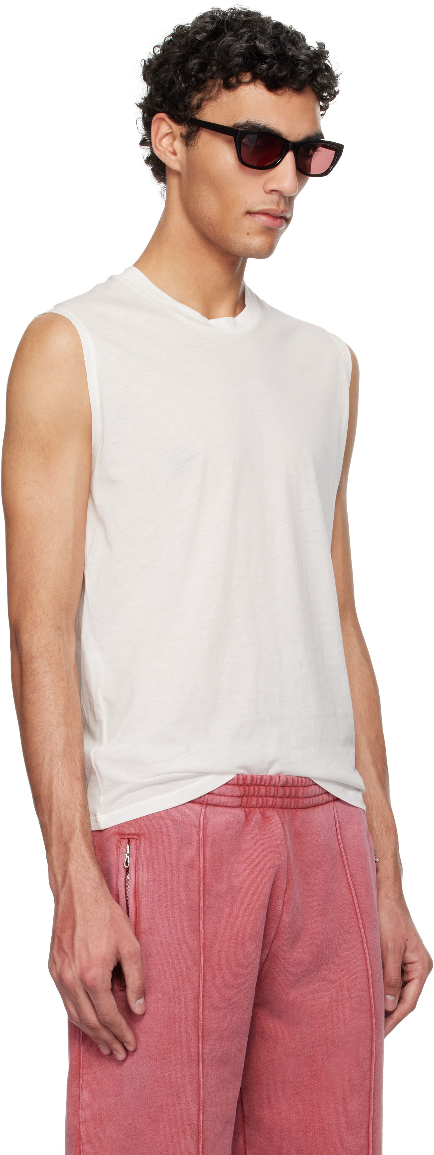 Tielko OUR LEGACY OUR LEGACY Breathe Tank Top Biela | M2256BWH, 1