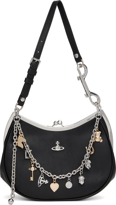 Kabelka Vivienne Westwood Vivienne Westwood Charm Frame Bag Čierna | 4B01000PW-L00BX-, 0