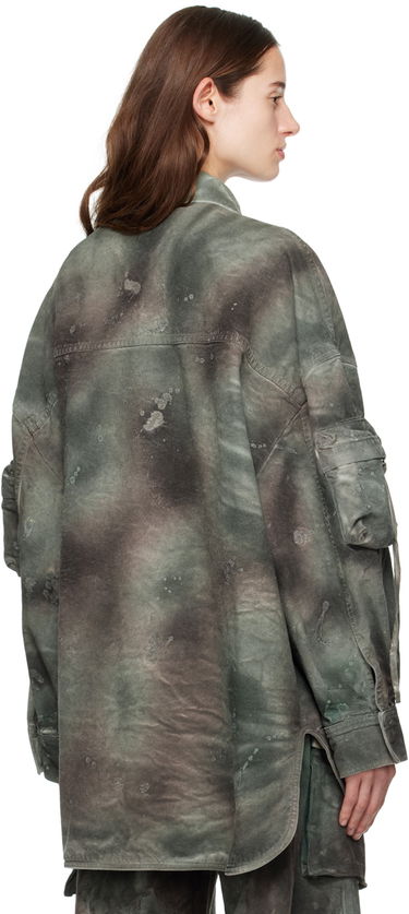 Košeľa The Attico Attico Fern Denim Jacket Zelené | 241WCB48 D022, 2