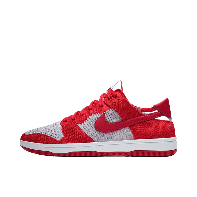 Tenisky a topánky Nike Dunk Low Flyknit University Red Wolf Grey Červená | 917746-600