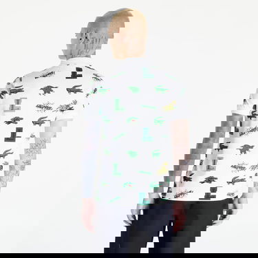 Polo tričko Lacoste Holiday Crocodile Print Polo Shirt Biela | PH1464 SBH, 1