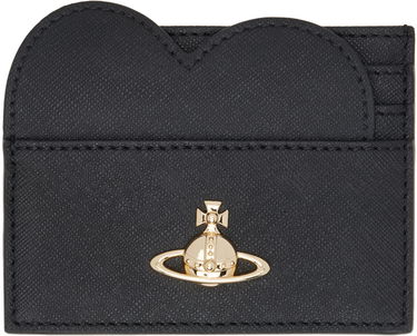 Peňaženka Vivienne Westwood Heart Card Holder Čierna | 5112001IU-S000B-, 0