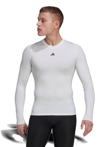 Tričko adidas Originals Techfit Training Long Sleeve Šedá | HJ9926