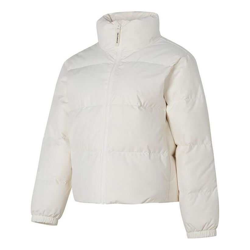 Prešívaná bunda New Balance Classic Short Puffer Jacket Biela | NPD4E152-IV