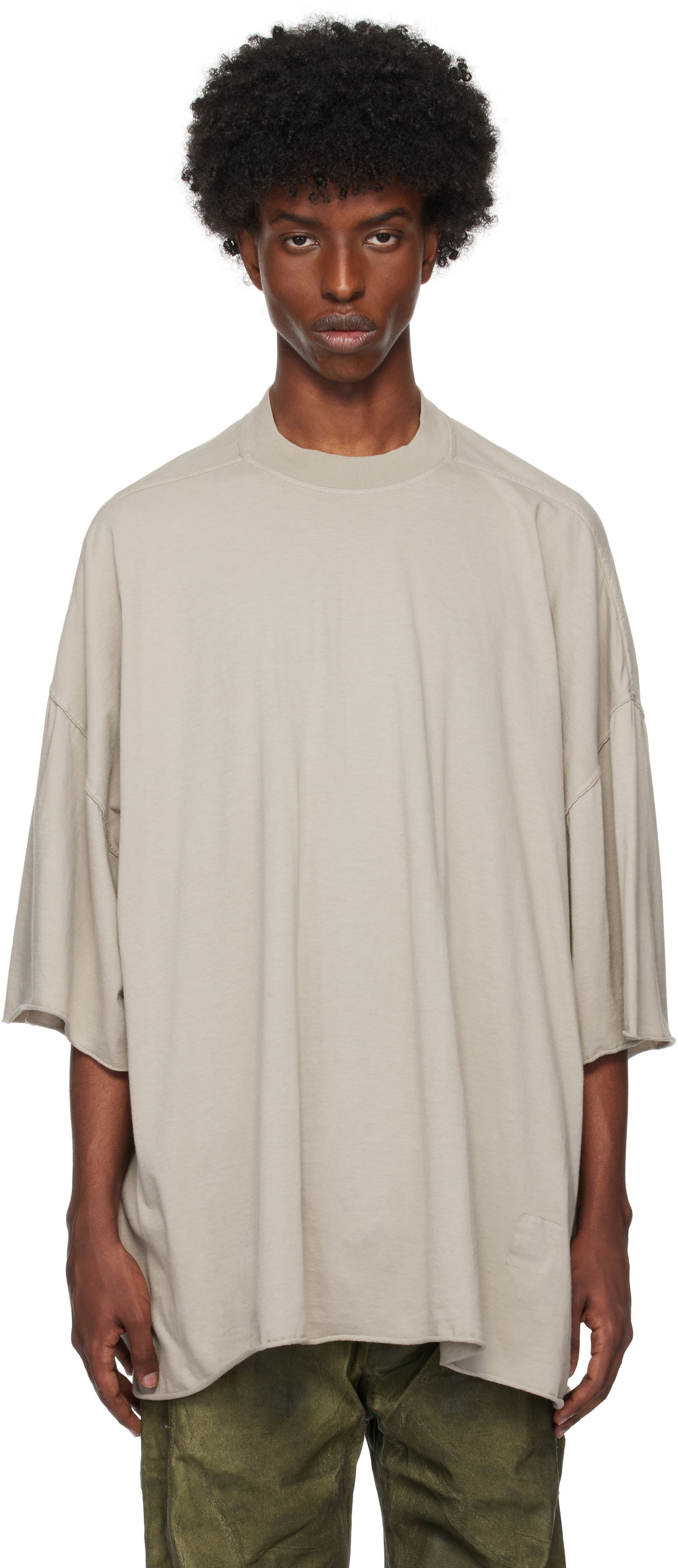 Tričko Rick Owens T-shirt Porterville Tommy Biela | DU02D2259 RN, 0