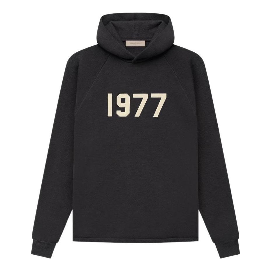 Mikina Fear of God Fear of God Essentials Knit 1977 Hoodie Čierna | FOG-SS22-172, 0