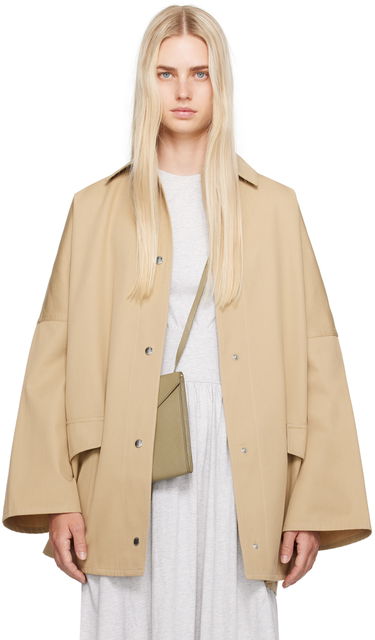 Bunda TOTEME Overshirt Jacket Béžová | 241-WRO1050-FB0103, 0