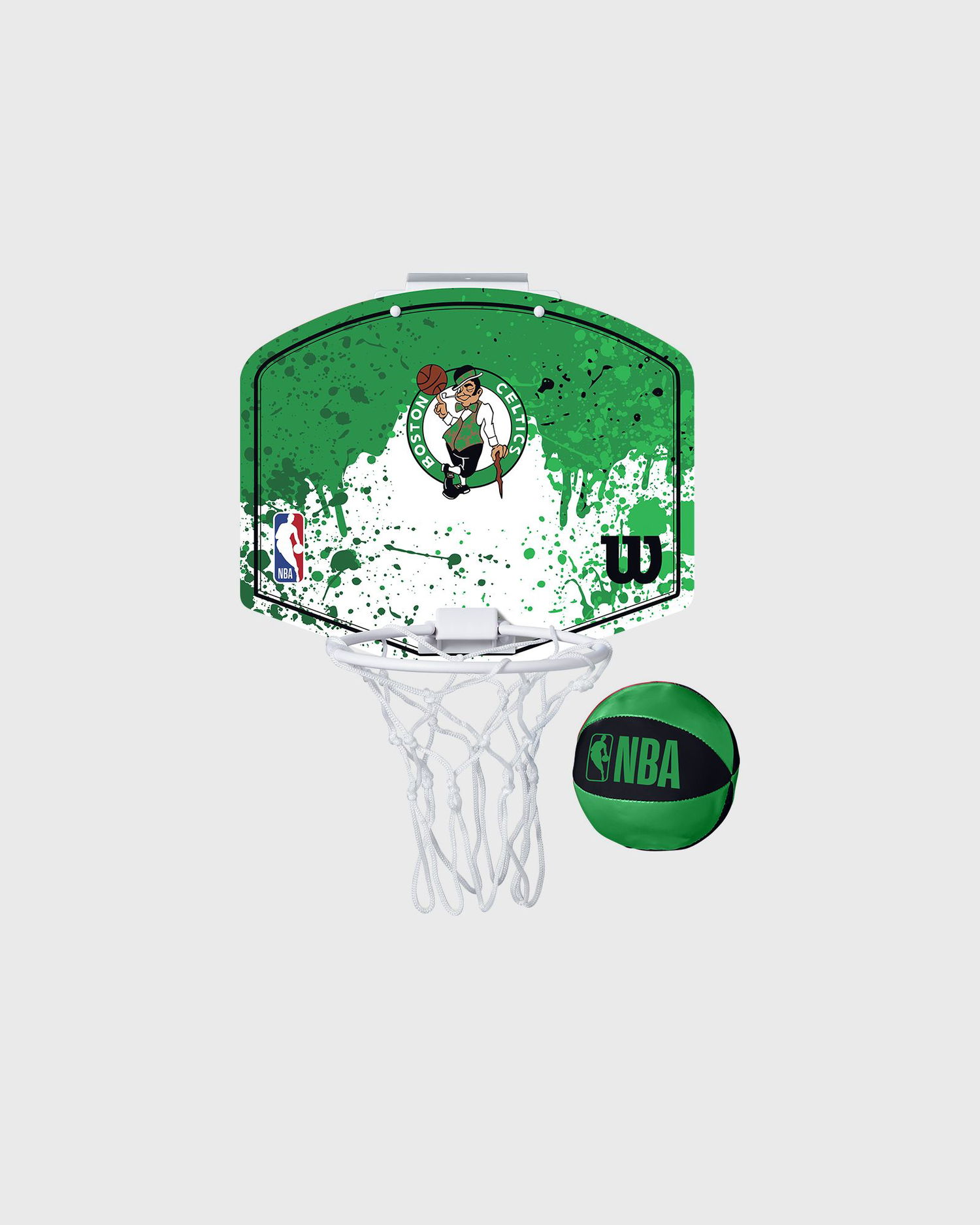Športový doplnok Wilson Tennis Boston Celtics Mini Hoop Zelené | WTBA1302BOS, 0