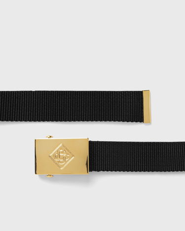 Opasok Casablanca Diamond Logo Webbing Belt Čierna | APF25-ACC-258-01, 1