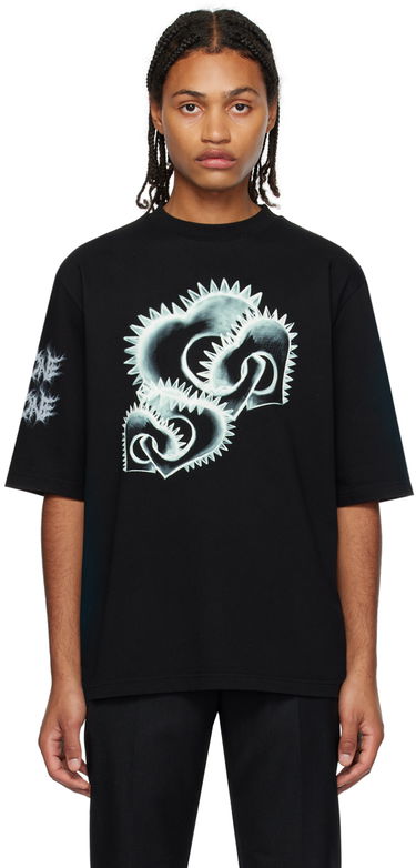 Tričko We11done We11done Graphic Print T-Shirt Čierna | WD-TT3-23-748-U-BK, 0