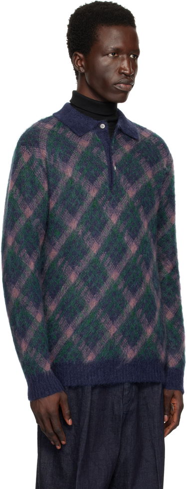 Polo tričko BEAMS Beams Plus Shaggy Knit Polo Rôznofarebný | 38120028156, 1