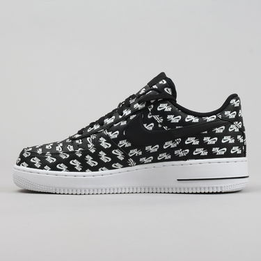 Tenisky a topánky Nike Air Force 1 Low '07 ''All Over Logo Black'' QS Čierna | AH8462-001, 0