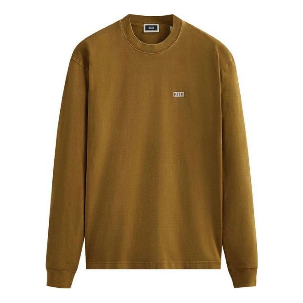 Tričko KITH KITH Long-Sleeve Tee Hnedá | KHM030632-711, 0